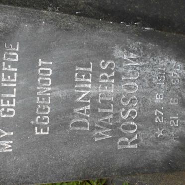 ROSSOUW Daniel Walters 1911-1976