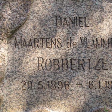 ROBBERTZE Daniel Maartens de Vlammingh 1896-1965