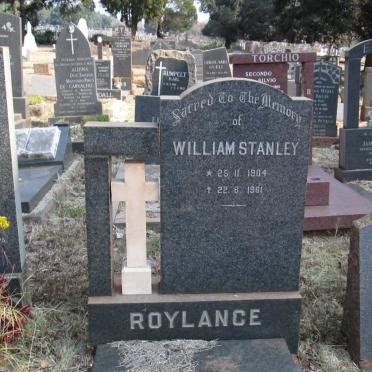 ROYLANCE William Stanley 1904-1961