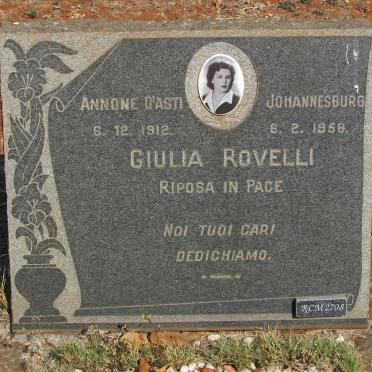 ROVELLI Giulia 1912-1958