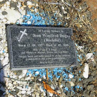 DUGAS Joan Winifred nee ROELOFSZ 1927-2008