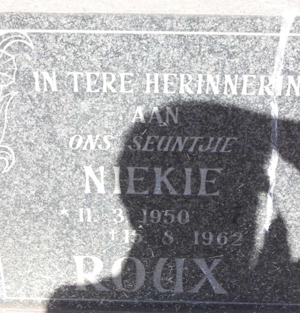 ROUX Niekie 1950-1962