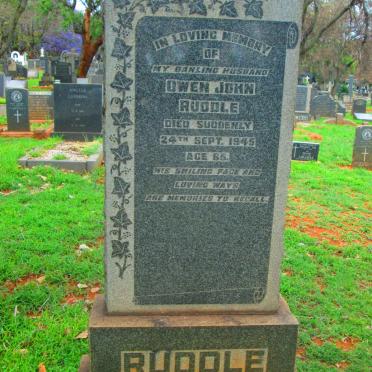 RUDDLE Owen John -1945