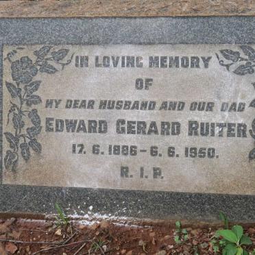 RUITER Edward Gerard 1886-1950
