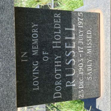 RUSSELL Dorothy Holder 1903-1975