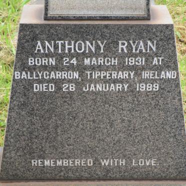 RYAN Anthony 1931-1989