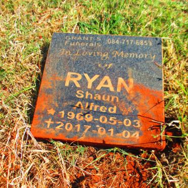RYAN Shaun Alfred 1969-2017