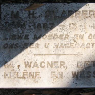 SLABBERT Johannes Marthinus 1862-1950 &amp; Margaretha Helena NAUDE 1867-1962