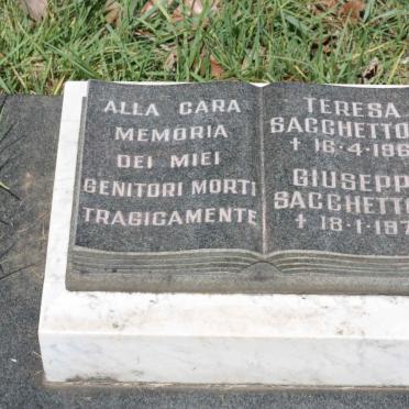 SACCHETTONI Giuseppe -1976 &amp; Teresa -1965