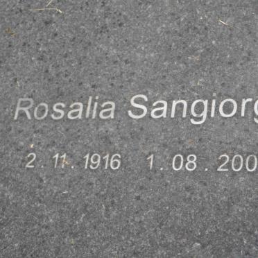 SANGIORGIO Rosalia 1916-2002