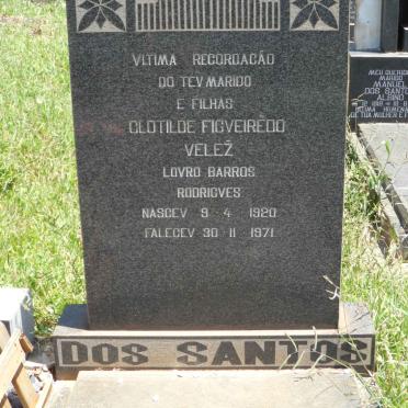 SANTOS Clotilde Figveiredo Velez, dos 1920-1971