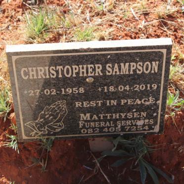 SAMPSON Christopher 1958-2019