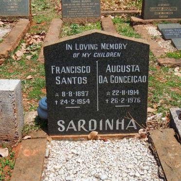 SARDINHA Francisco Santos 1897-1954 :: SARDINHA  Augusta Da Conceicao 1914-1976