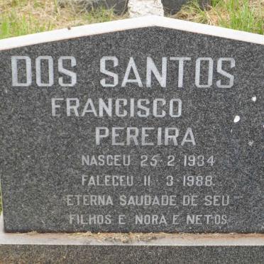 SANTOS Francisco Pereira, dos 1934-1988