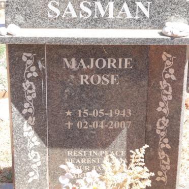 SASMAN Marjorie Rose 1943-2007