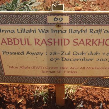 SARKHOT Abdul Rashid -2007