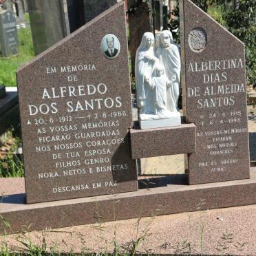 SANTOS Alfredo, dos 1912-1986 &amp; Albertina DE ALMEIDA 1915-1998