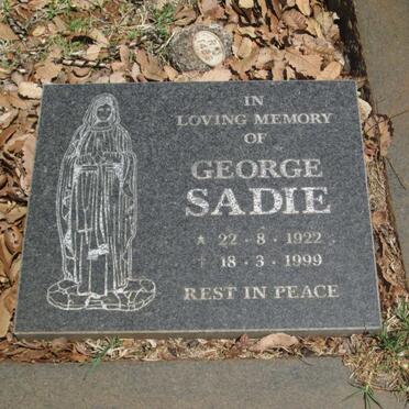 SADIE Joseph John 1889-1952 &amp; Mantura 1894-1969 :: SADIE George 1922-1999
