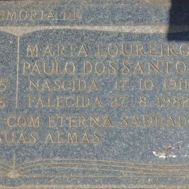 SANTOS Elisa Leitao, dos 1885-1956 :: DOS SANTOS Maria Lourebiro Paulo 1911-1982
