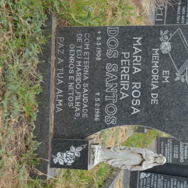 SANTOS Maria Rosa Pereira, dos 1908-1986