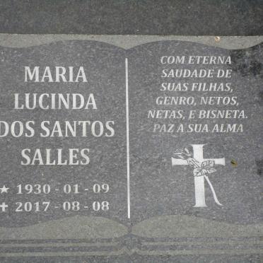 SALLES Maria Lucinda Dos Santos 1930-2017