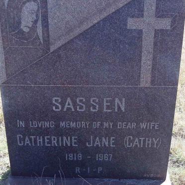 SASSEN Catherine Jane 1918-1967