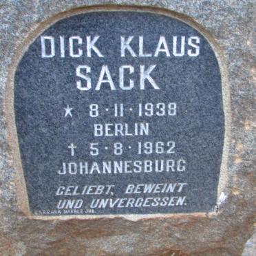 SACK Dick Claus 1938-1962