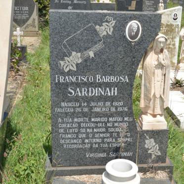 SARDINAH Francisco Barbosa 1920-1976