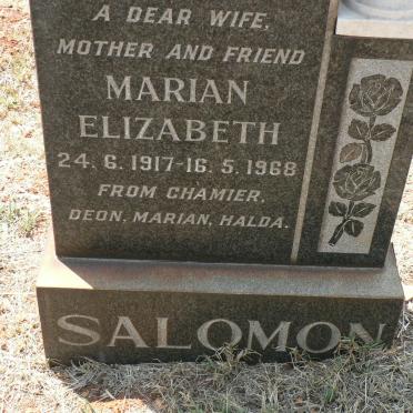 SALOMON Marian Elizabeth 1917-1968