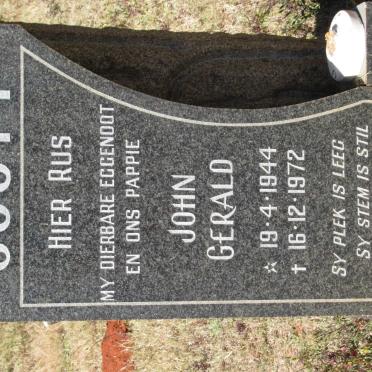 SCOTT John Gerald 1944-1972