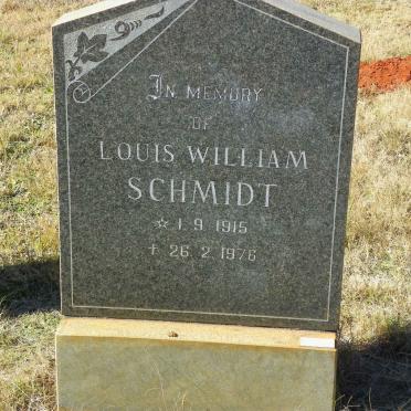 SCHMIDT Louis William 1915-1976