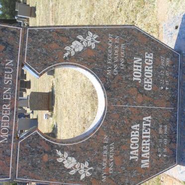 SCHEEPERS Jacoba Magrieta 1894-1968 :: CLOETE John George 1922-2001