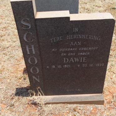 SCHOON Dawie 1921-1973