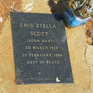 SCOTT Enid Stella nee HART 1915-1986