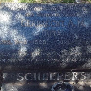 SCHEEPERS Gerbrecht A.M. 1929-1956