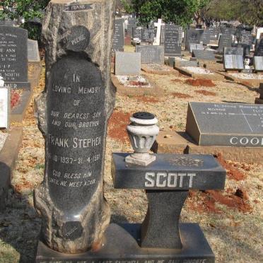 SCOTT Frank Stephen 1937-1961