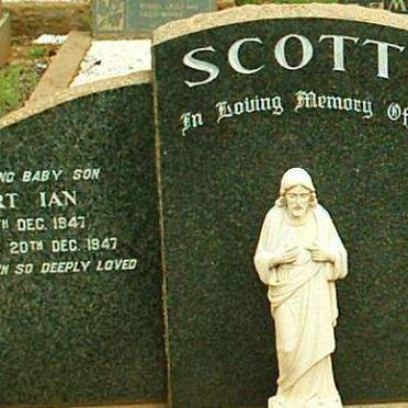 SCOTT Arthur Bertram 1916-1996 :: SCOTT Robert Ian 1947-1947 :: SCOTT Denise Shirley 1946-1958