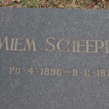 SCHEEPERS Miem 1898-1974