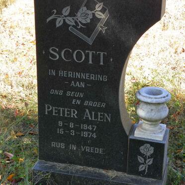 SCOTT Peter Alen 1947-1974