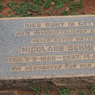 SCHMITT Nicolaus 1886-1943