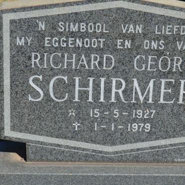 SCHIRMER Richard Georg 1927-1979