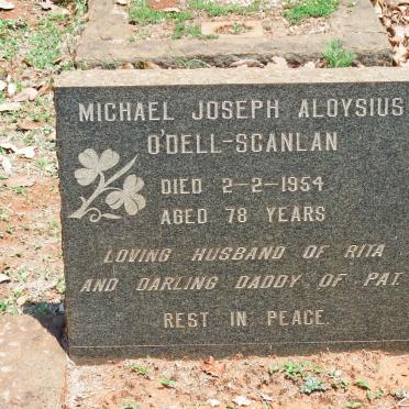 SCANLAN Michael Joseph Aloysius, O'DELL -1954