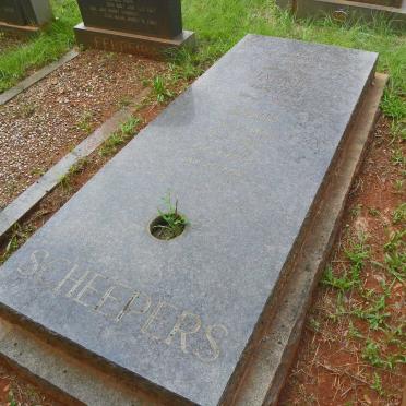 SCHEEPERS Jannie 1922-1975 &amp; Sarie 1929-1979