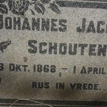 SCHOUTEN Johannes Jacobus 1868-1966
