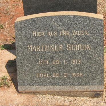 SCHUIN Marthinus 1913-1968