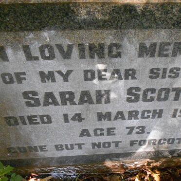 SCOTT Sarah -1956