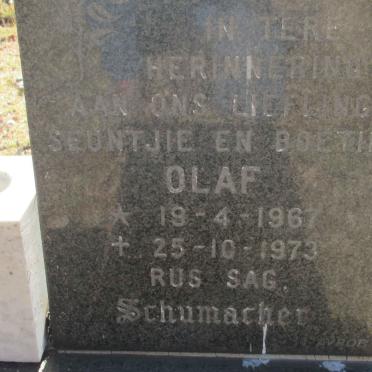SCHUMACHER Olaf 1967-1973