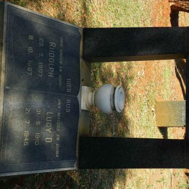 SCHULTZE Rudolph 1907-1967 &amp; Lucy D. 1910-1945