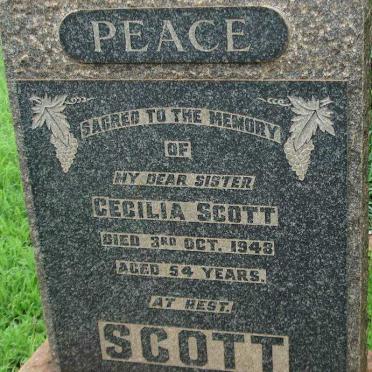 SCOTT Cecilia 1894-1948