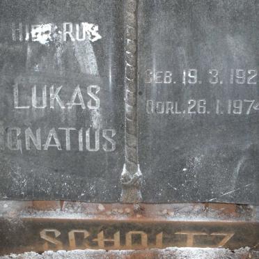 SCHOLTZ Lukas Ignatius 1923-1974